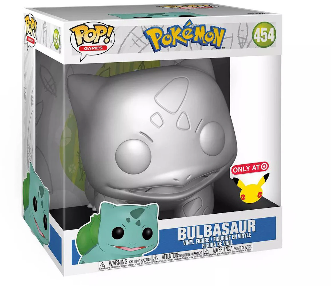 Bulbasaur (Argent Métallique) 10 pouces - Funko Pop! Jeux - Pokémon