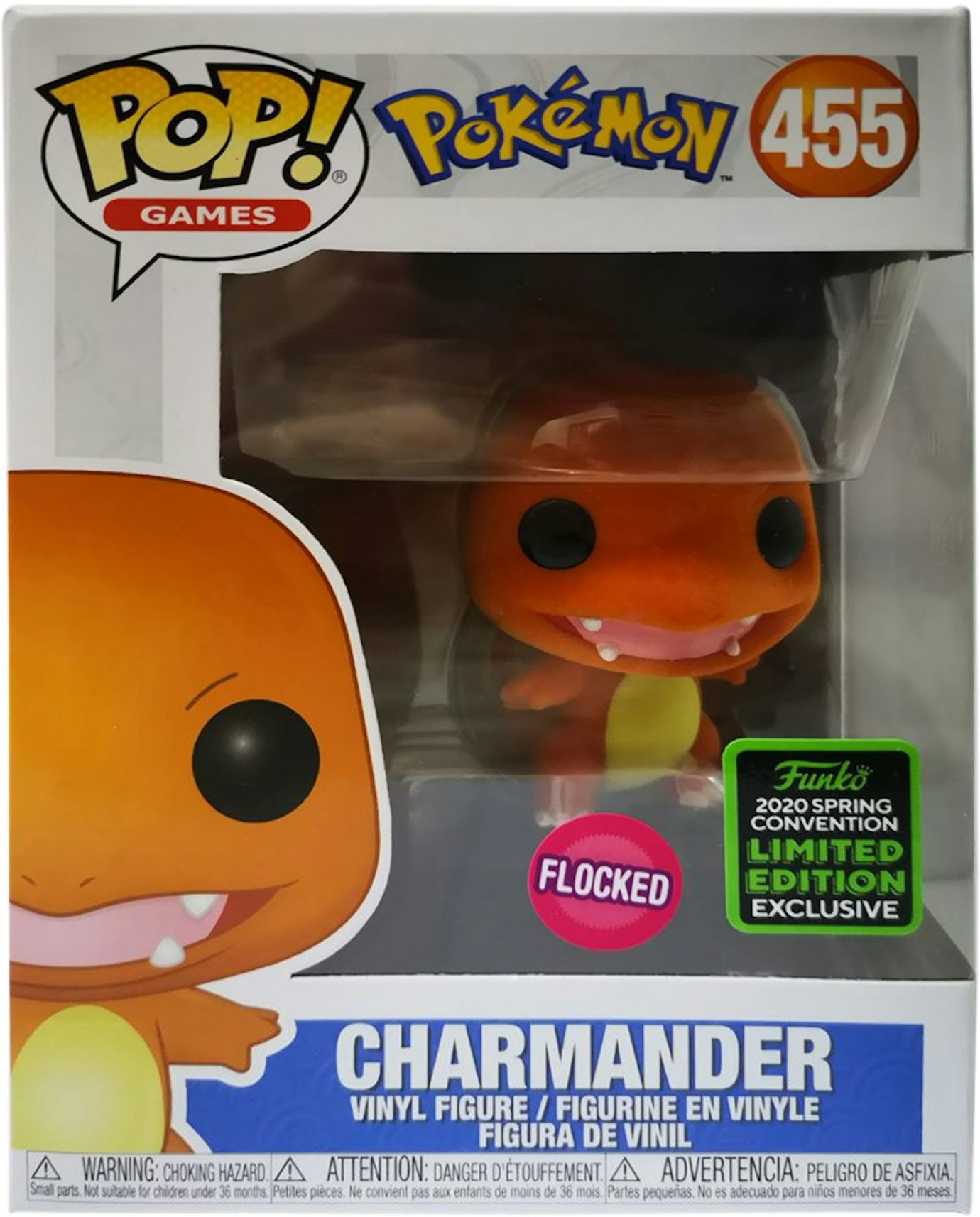 Funko Pop! Games Pokemon Mewtwo (Flocked) Summer Convention Exclusive  Figure #581 - US