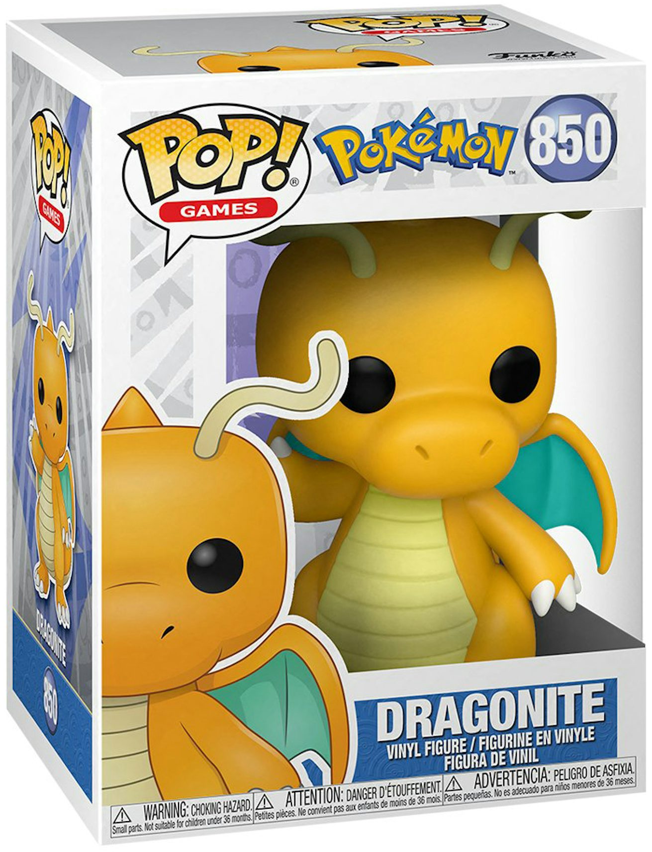 Funko Pop! Games Pokemon Dragonite Figure #850 - FW21 - US