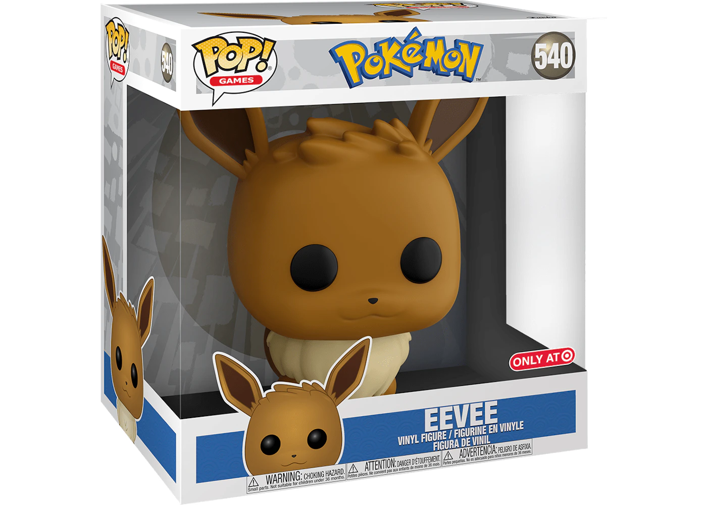 Funko Pop Games Pokemon Eevee 10 inch Target Exclusive Figure