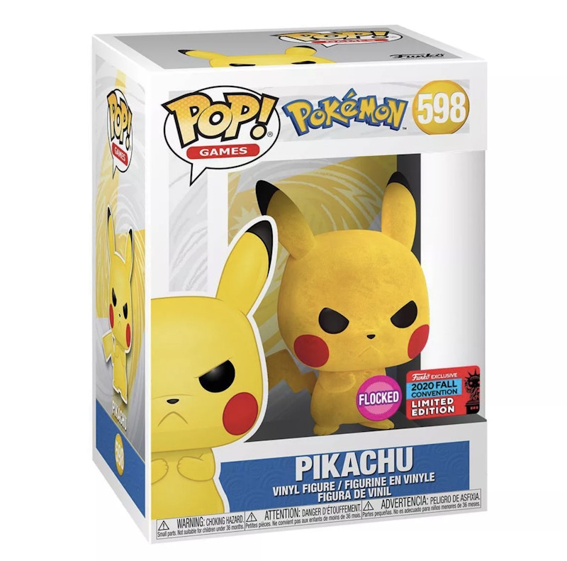 pikachu flocked funko