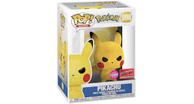 Funko Pop! Games Pokemon Grumpy Pikachu (Flocked) NYCC Exclusive Figure #598