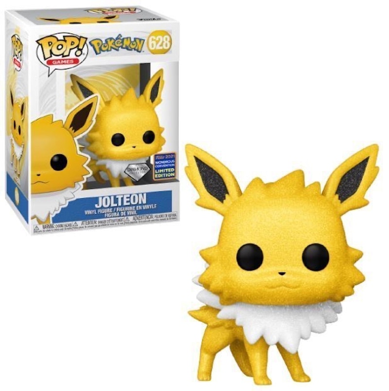 Funko Pop! Games: Pokemon Jolteon (Diamond)(2021 Wondrous Convention) Figure #628