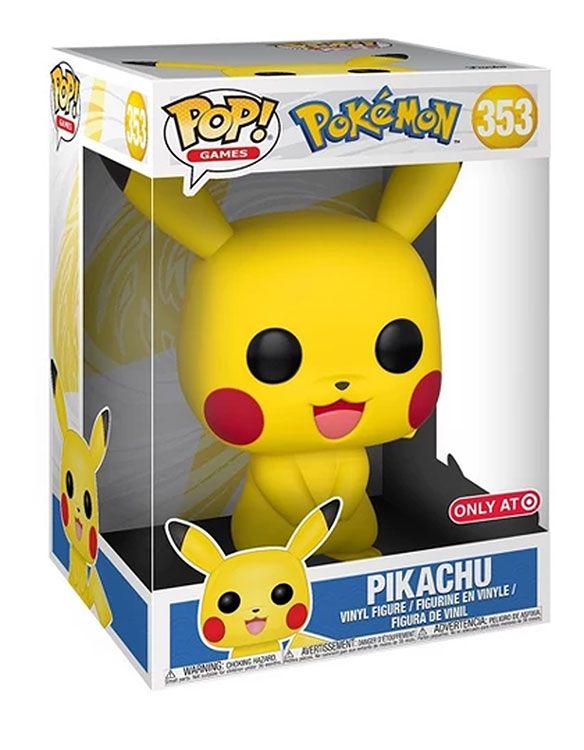 FUNKO POP Pokemon Pikachu 10” 353 & Bulbasaur 453 Only At Target Exclusive 