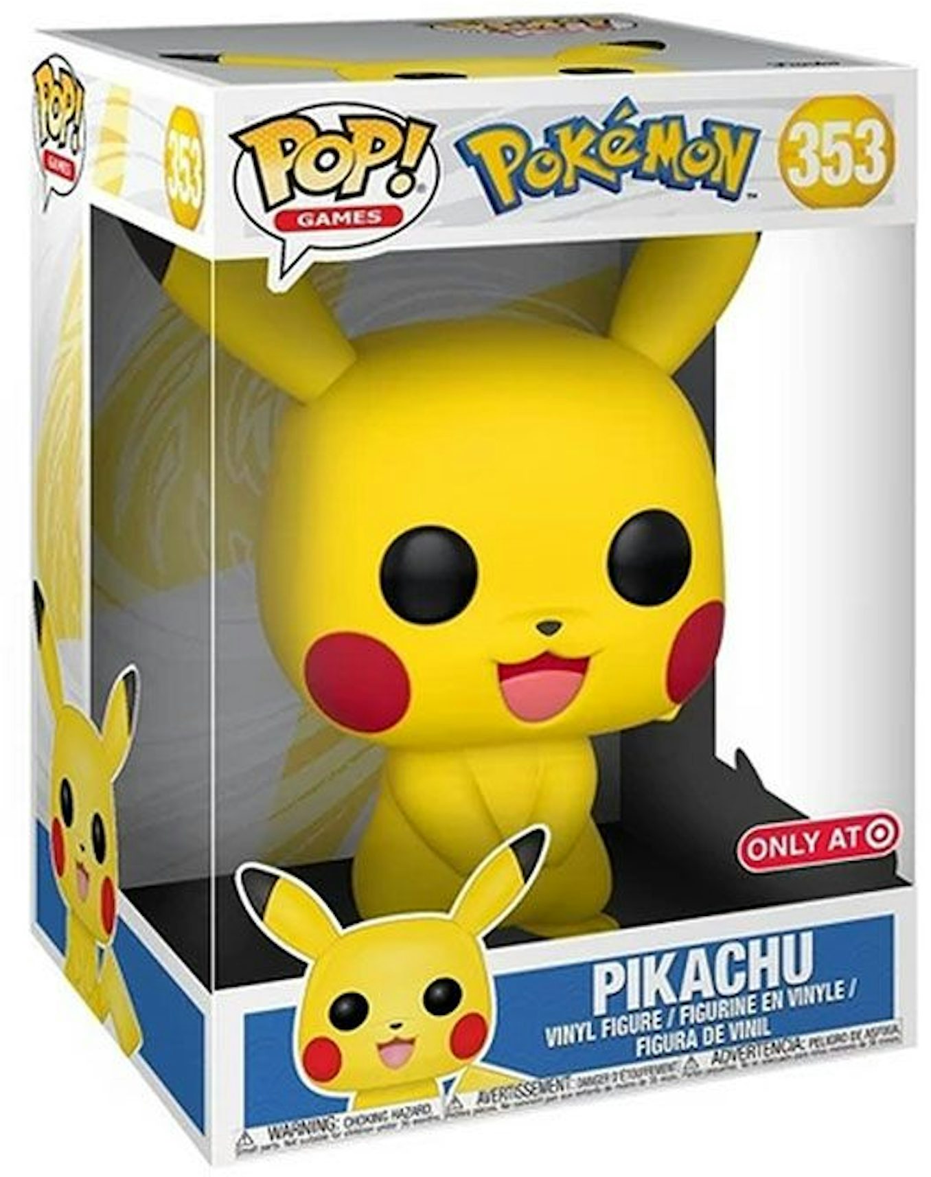 Funko Pop! Games Pokemon Pikachu 10 inch Target Exclusive Figure #353 - US