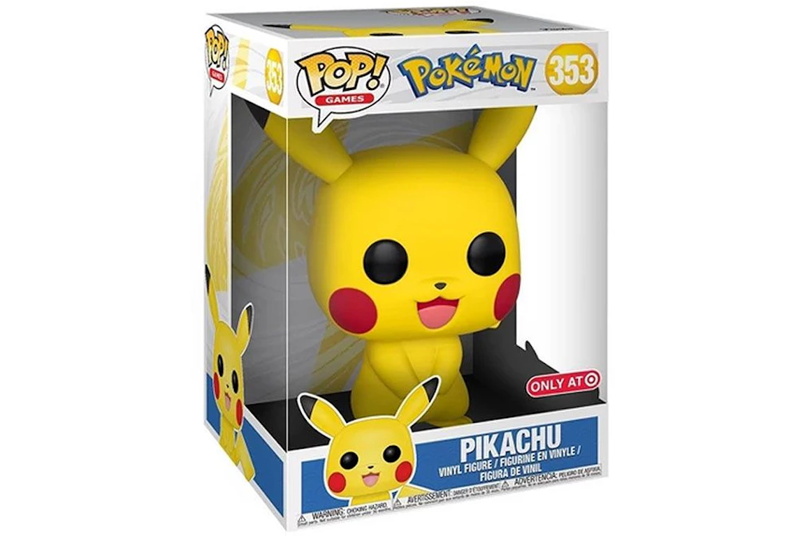 Funko Pop! Games Pokemon Pikachu 10 inch Target Exclusive Figure #353