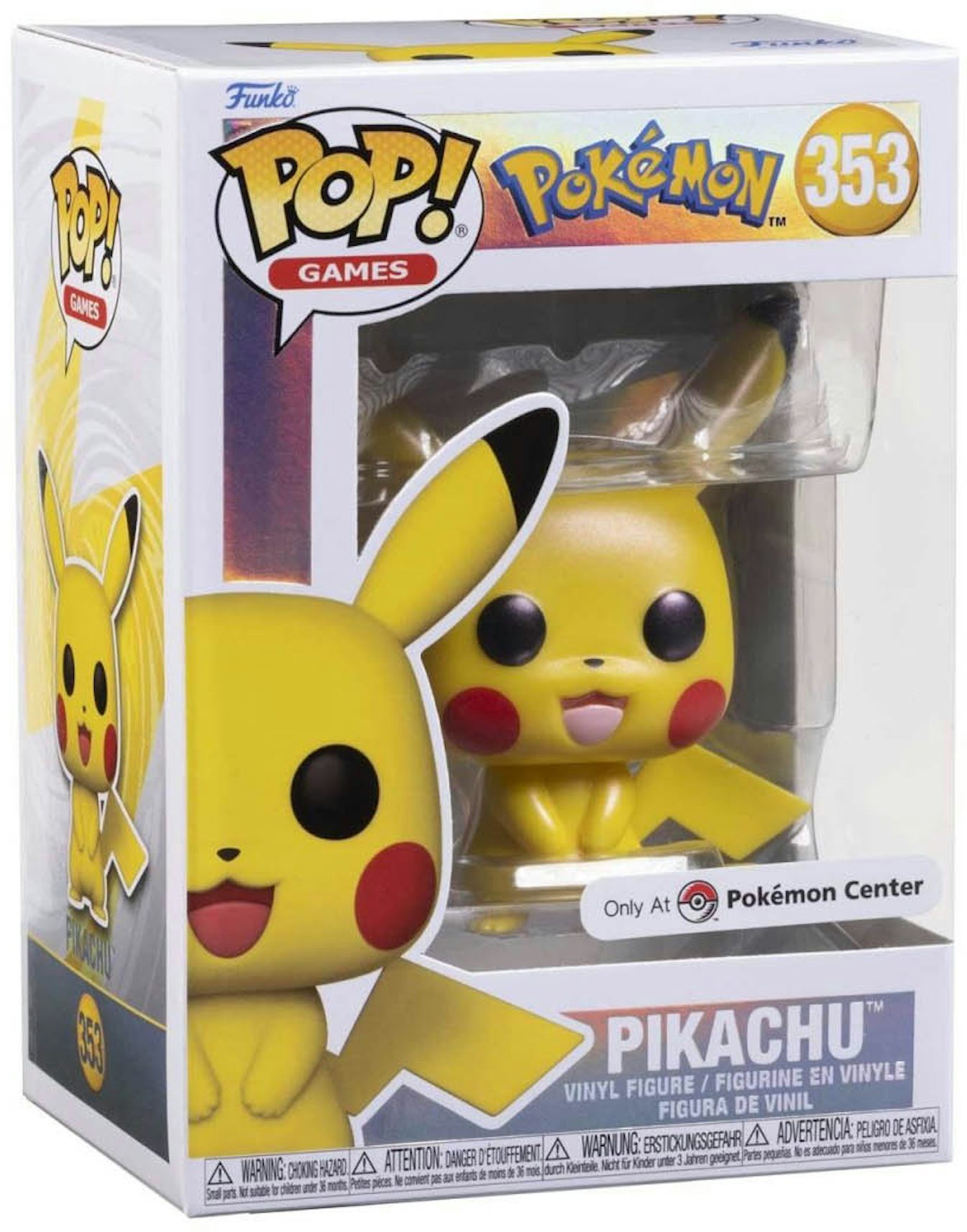Funko POP Games #353 Pokemon S1 Pikachu New Special Edition Vinyl Figure  Boxed
