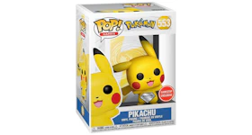 Funko Pop! Games Pokemon Pikachu Waving Diamond Collection GameStop Exclusive Figure #553