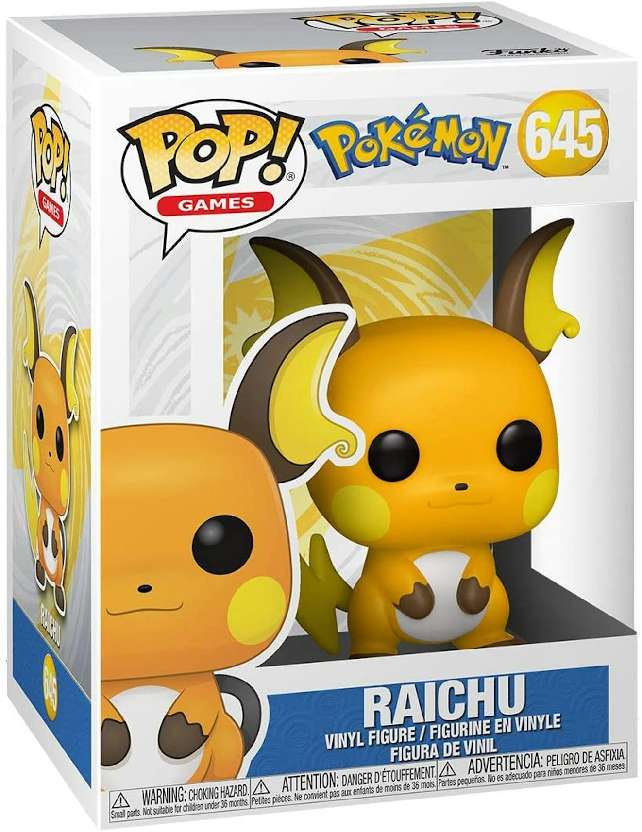 Funko Pop Pokemon Raichu - Pokemon - #645