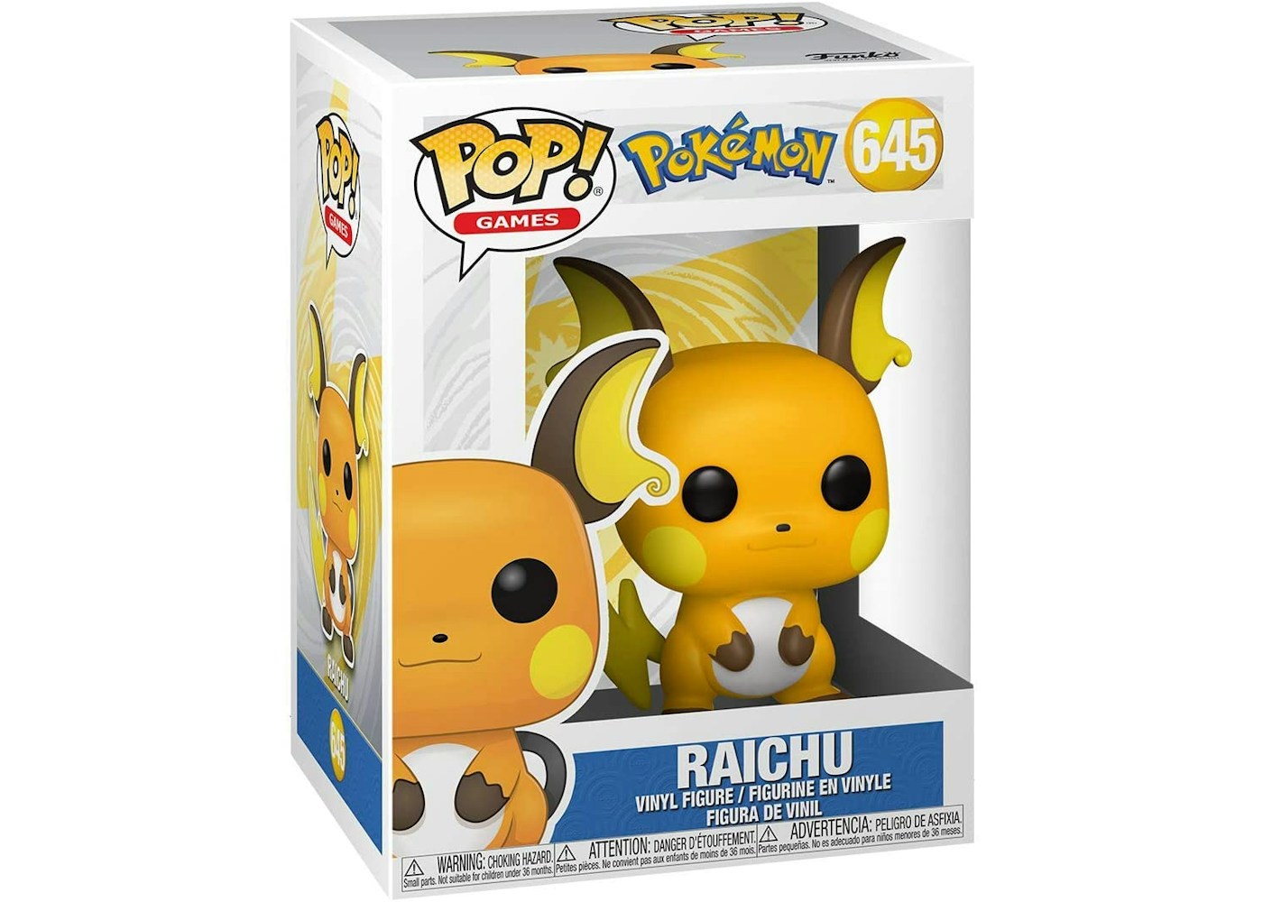 Funko Pop Games Pokemon Raichu Figure 645 Funko Pop Games Pokemon Raichu Figure 645