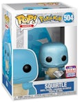 Funko Pop! Games Pokemon Squirtle Diamond Collection 2021 Summer Convention Exclusive Figure #504