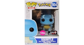 Funko Pop! Games Pokemon Squirtle (Flocked) GameStop Exclusive Figure #504