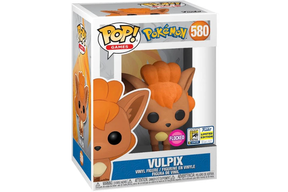 Funko Pop! Games Pokemon Vulpix (Flocked) SDCC Exclusive Figure #580