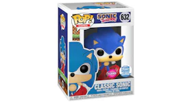 Funko Pop! Games Sonic The Hedgehog Classic Sonic Flocked Funko Shop Exclusive Figure #632