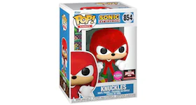 Funko Pop! Games Sonic The Hedgehog Knuckles Flocked Target Con 2022 Exclusive Figure #854