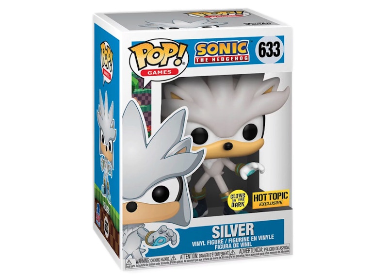 Funko Pop! Games Sonic The Hedgehog Silver Glow In The Dark