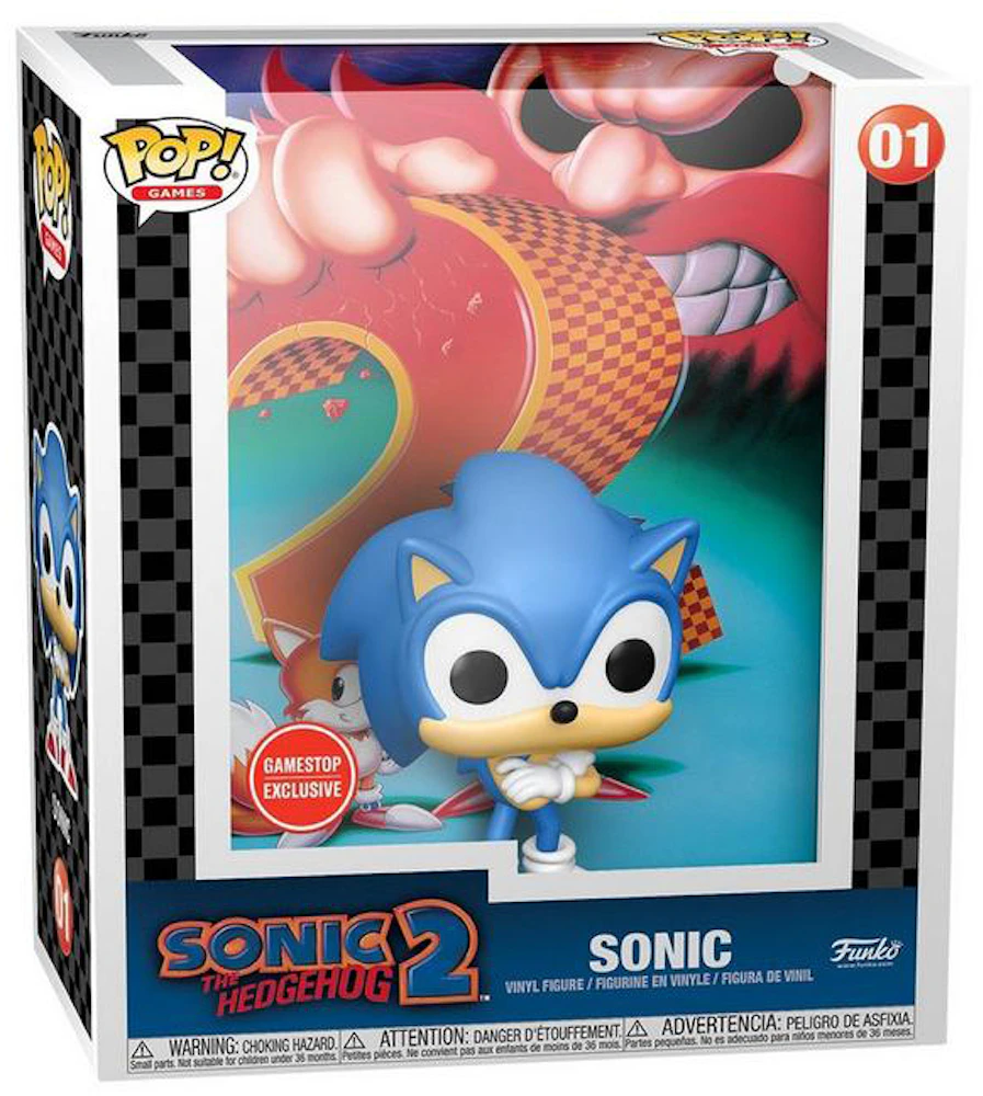 Funko Pop! Games Sonic the Hedgehog 2 Sonic GameStop Exclusive Figure #01 -  SS21 - GB