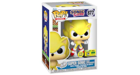 Funko Pop! Games Sonic the Hedgehog Super Sonic First Appearance GITD 2022 SDCC Exclusive Figure #877
