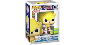 Funko Pop! Games Sonic the Hedgehog Super Sonic First Appearance GITD 2022 Summer Convention Exclusive Figure #877