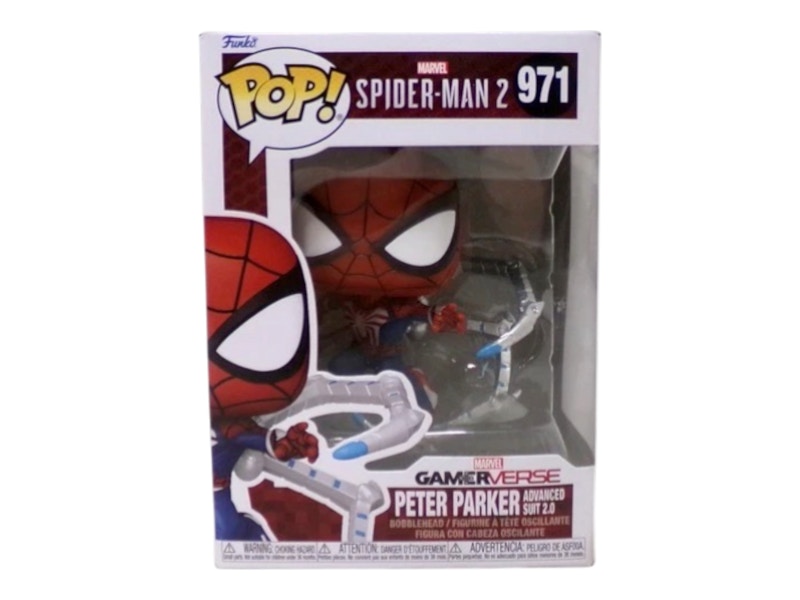 Funko Pop! Games: SpiderMan 2 Peter Parker Advanced Suit Figure #971