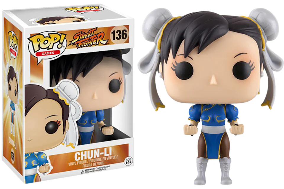 Funko Pop! Games Street Fighter Chun-Li Blue Outfit Figure #136