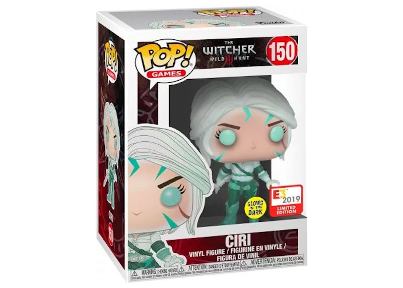 Funko Pop! Games The Witcher Wild Hunt Ciri GITD 2019 E3 Exclusive