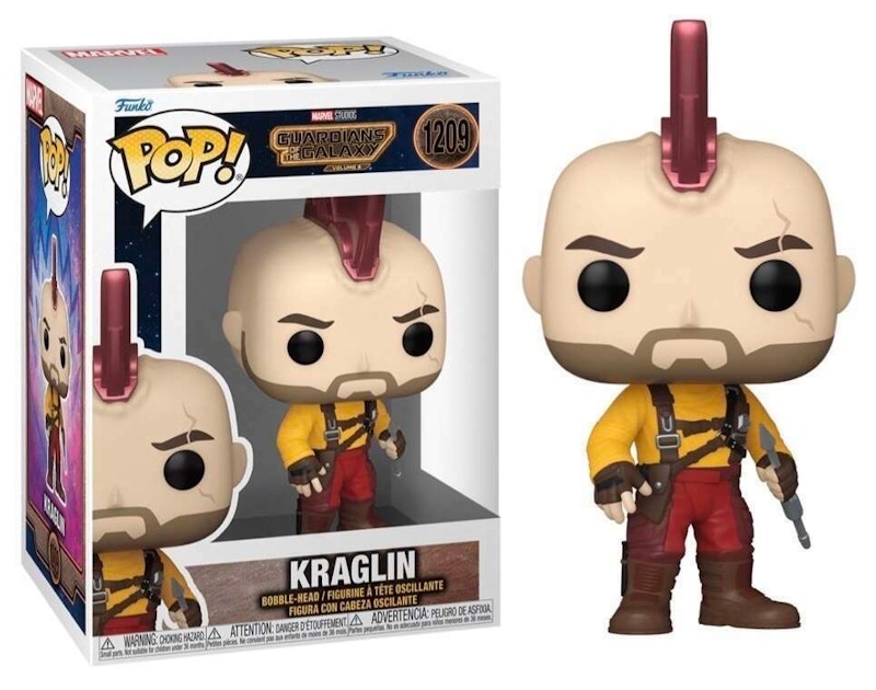 Funko Pop! Guardians of The Galaxy Vol.3 Kraglin Figure #1209