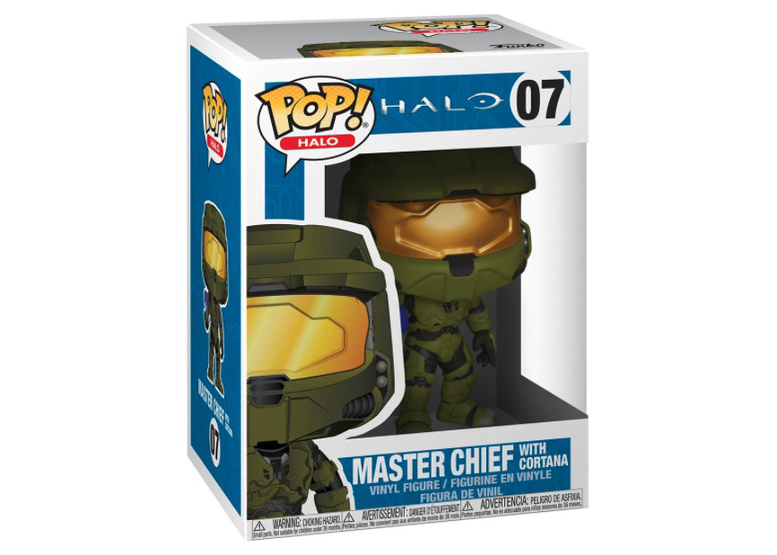 Funko Pop Games Halo #07 Master Chief With Cortana Vinyl Action Figures Toys 