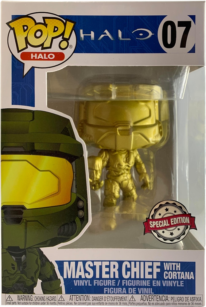 Funko Pop Halo Master Chief With Cortana Special Edition Figure 07