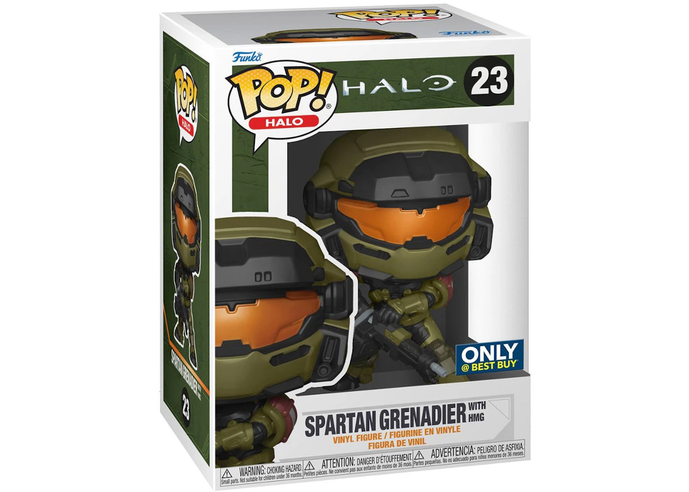 Funko Pop! Halo Spartan Grenadier With HMG Best Buy Exclusive Figure ...