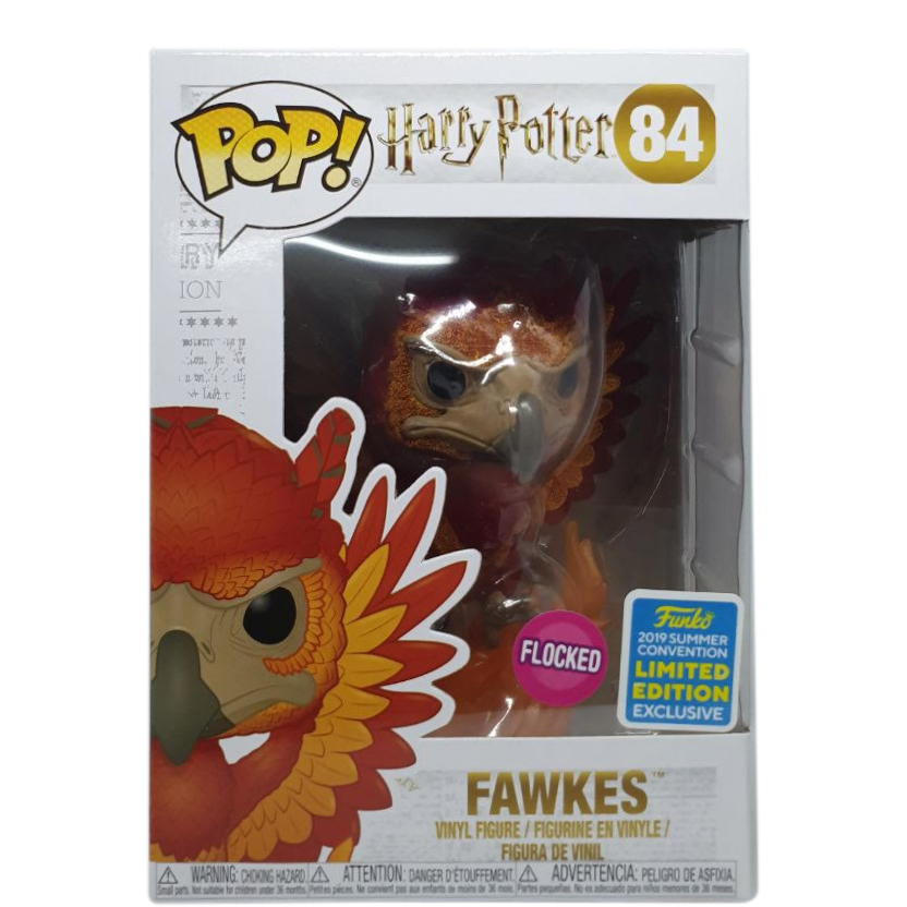 Funko Pop! Harry Potter Fawkes Flocked Summer Co ...