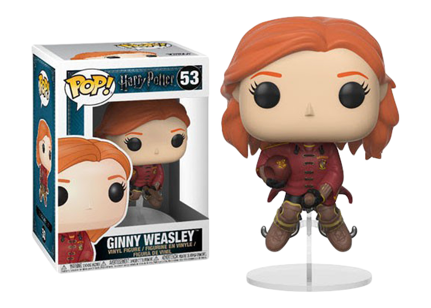 Harry Potter Vinyl Figure NEW Funko Pop Quidditch Ginny Weasley on Broom 