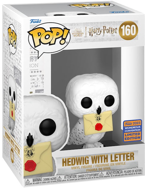 Funko Pop! Harry Potter Hedwig Letter Wondrous Convention Exclusive Figure #160 - US