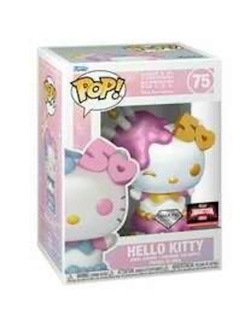 Funko Pop! Hello Kitty 50th Anniversary: Hello Kitty (Diamond)(2024 TargetCon) Figure #75