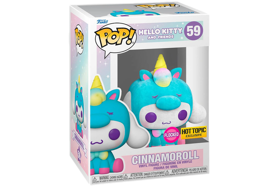 Funko Pop! Hello Kitty and Friends Cinnamoroll Flocked Hot Topic Exclusive Figure #59