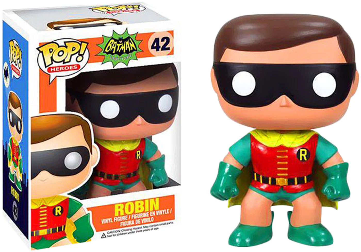 Funko Pop! Heroes Batman 1966 TV Series Robin Figure #42 - US