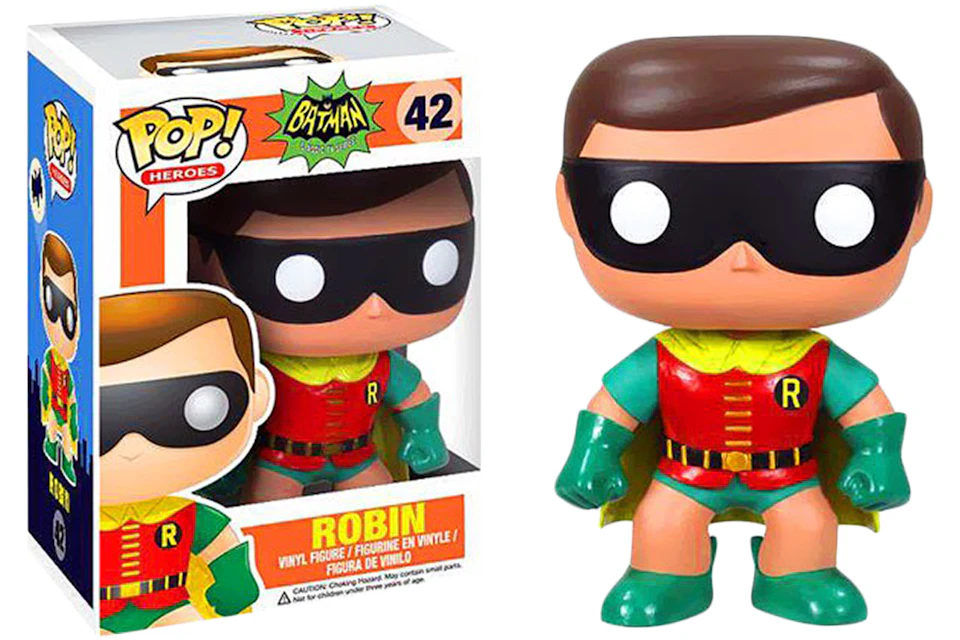 Funko Pop! Heroes Batman 1966 TV Series Robin Figure #42