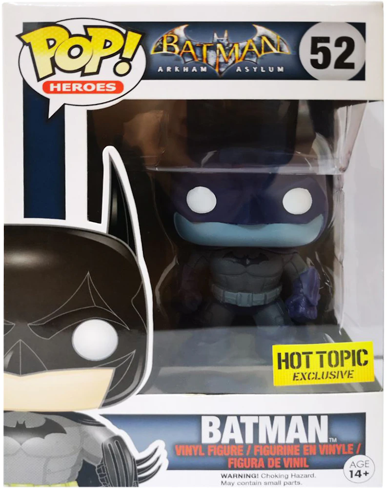 Funko Pop! Heroes Batman Arkham Asylum Batman Hot Topic Exclusive Figure  #52 - US