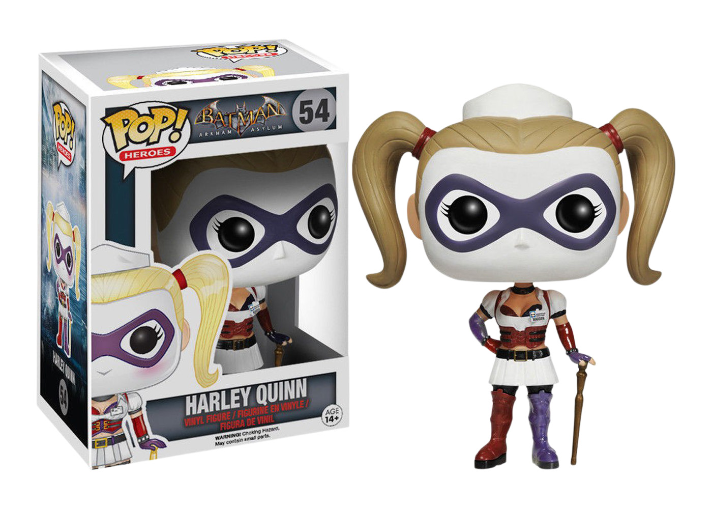 Funko Pop! Heroes Batman Arkham Asylum Harley Quinn Figure #54 - US