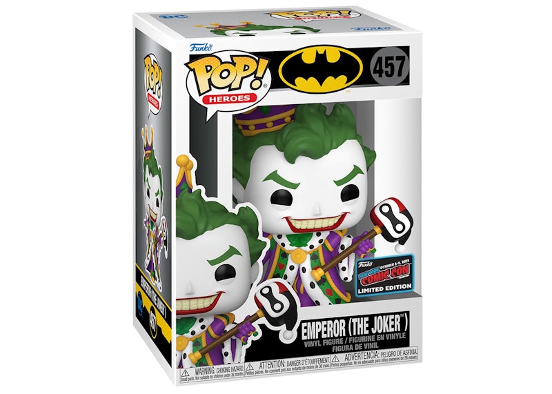 Funko Pop! Heroes Batman Emperor (The Joker) 2022 NYCC Exclusive Figure ...