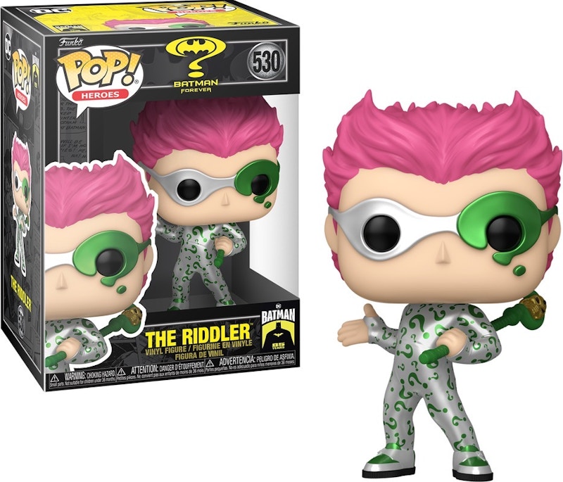 Funko Pop! Heroes: Batman Forever The Riddler (Metallic) Figure #530 - US