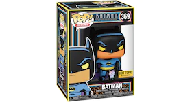 Funko Pop! Heroes Batman The Animated Series Batman (Black Light Glow) Hot Topic Exclusive Figure #369