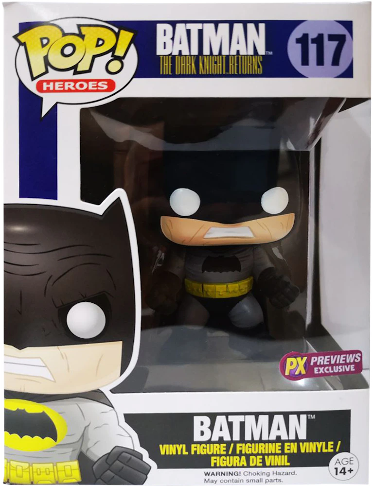 Funko Pop! Heroes Batman The Dark Knight Returns Batman PX Previews Figure # 117 - US
