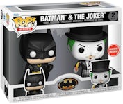 Funko Pop! Heroes Batman & The Joker GameStop Exclusive 2-Pack