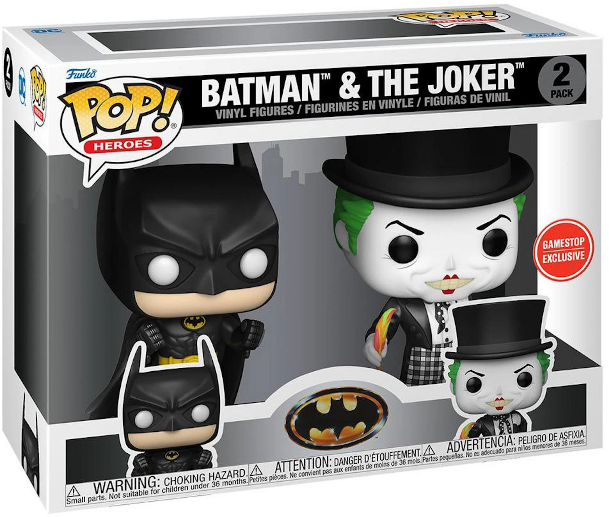 Funko Pop! Heroes Batman & The Joker Exclusive 2-Pack - FW21 -