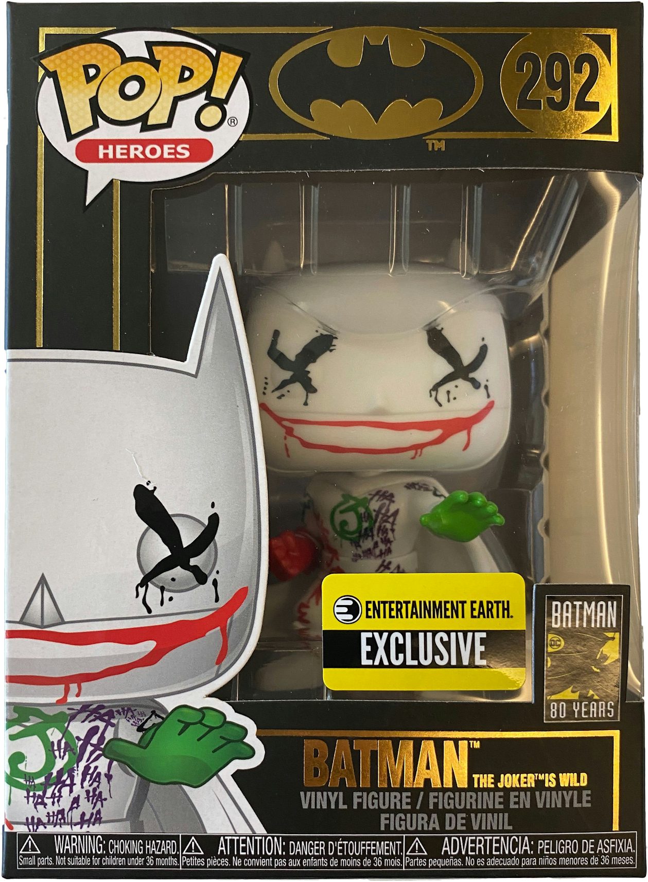 Funko POP! The Joker Batman – DC Super Heros #65 [Damaged