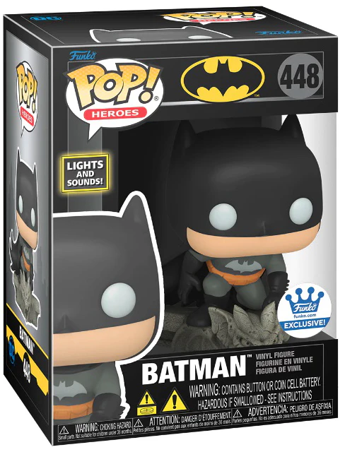 Verloren Macadam pit Funko Pop! Heroes Batman (With Lights and Sounds) Funko Shop Exclusive  Figure #448 - US