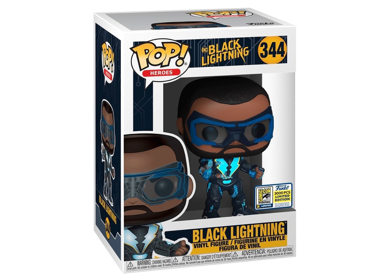 Funko Pop! Heroes Black Lightning Black Lightning SDCC Exclusive