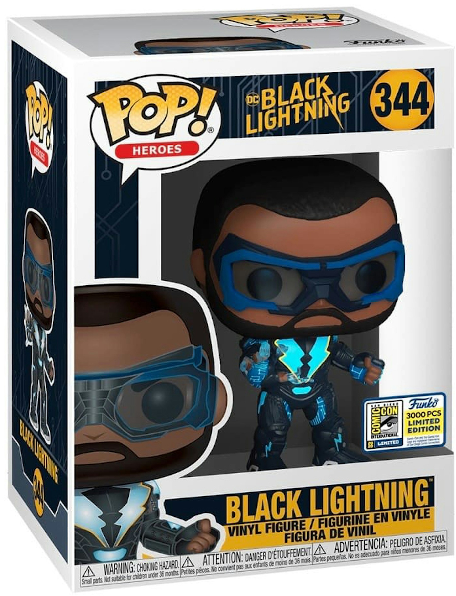 Funko Pop! Heroes Black Lightning Black Lightning SDCC Exclusive LE