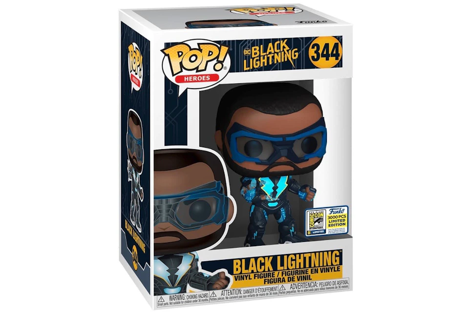 Funko Pop! Heroes Black Lightning Black Lightning SDCC Exclusive LE 3000 Figure #344